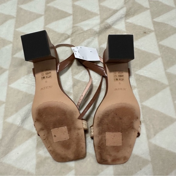 J crew Layne ankle-strap heels in raffia - Picture 6 of 6